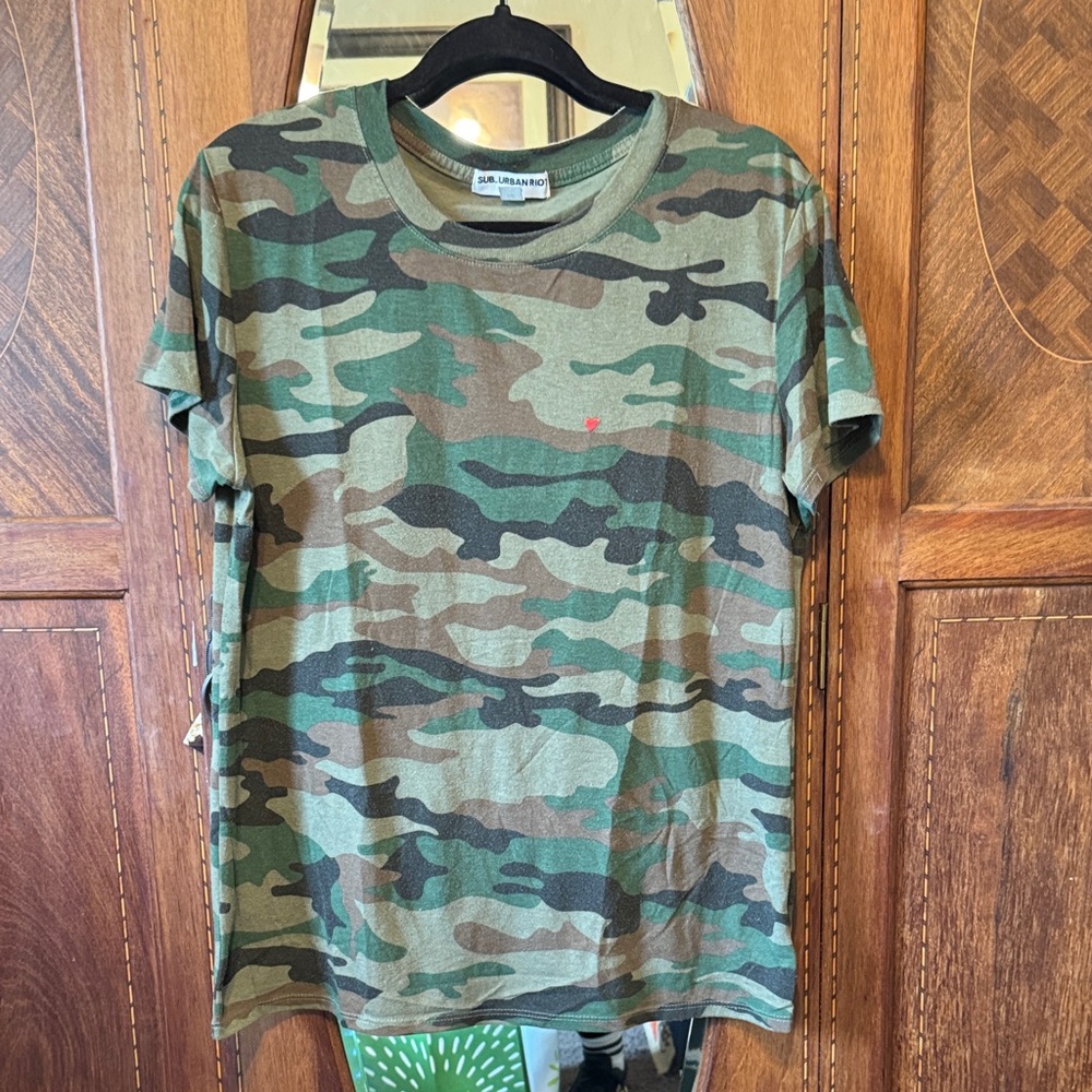 Sub_Urban Riot Green Camouflage Shirt